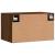 Dulap de perete, stejar maro, 60x36,5x35 cm, lemn prelucrat GartenMobel Dekor