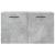 Dulap de perete, gri beton, 60x36,5x35 cm, lemn prelucrat GartenMobel Dekor
