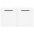 Dulap de perete, alb, 60x36,5x35 cm, lemn prelucrat GartenMobel Dekor