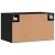 Dulap de perete, negru, 60x36,5x35 cm, lemn prelucrat GartenMobel Dekor