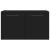 Dulap de perete, negru, 60x36,5x35 cm, lemn prelucrat GartenMobel Dekor