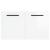 Dulap de perete, alb extralucios, 60x36,5x35 cm, lemn compozit GartenMobel Dekor