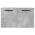 Dulap de perete, gri beton, 60x36,5x35 cm, lemn prelucrat GartenMobel Dekor