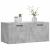 Dulap de perete, gri beton, 80x36,5x35 cm, lemn compozit GartenMobel Dekor