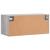 Dulap de perete, gri sonoma, 80x36,5x35 cm, lemn compozit GartenMobel Dekor