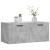 Dulap de perete, gri beton, 80x36,5x35 cm, lemn compozit GartenMobel Dekor