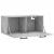 Dulap de perete, gri beton, 80x36,5x35 cm, lemn compozit GartenMobel Dekor