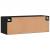 Dulap de perete, negru, 100x36,5x35 cm, lemn compozit GartenMobel Dekor