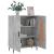Servantă, gri beton, 69,5x34x90 cm, lemn compozit GartenMobel Dekor