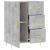 Servantă, gri beton, 69,5x34x90 cm, lemn compozit GartenMobel Dekor