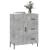 Servantă, gri beton, 69,5x34x90 cm, lemn compozit GartenMobel Dekor
