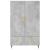Dulap înalt, gri beton, 69,5x31x115 cm, lemn compozit GartenMobel Dekor