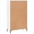 Dulap înalt, alb extralucios, 69,5x31x115 cm, lemn prelucrat GartenMobel Dekor
