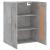 Dulap pe perete, gri beton, 69,5x34x90 cm, lemn prelucrat GartenMobel Dekor