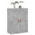Dulap pe perete, gri beton, 69,5x34x90 cm, lemn prelucrat GartenMobel Dekor