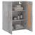Dulap pe perete, gri beton, 69,5x34x90 cm, lemn prelucrat GartenMobel Dekor