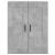 Dulap pe perete, gri beton, 69,5x34x90 cm, lemn prelucrat GartenMobel Dekor