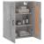 Dulap pe perete, gri beton, 69,5x34x90 cm, lemn prelucrat GartenMobel Dekor