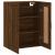 Dulap pe perete, stejar maro, 69,5x34x90 cm, lemn prelucrat GartenMobel Dekor