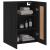 Dulap montat pe perete, negru, 69,5x34x90 cm, lemn prelucrat GartenMobel Dekor