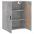 Dulap pe perete, gri beton, 69,5x34x90 cm, lemn prelucrat GartenMobel Dekor