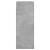 Dulap pe perete, gri beton, 69,5x34x90 cm, lemn prelucrat GartenMobel Dekor