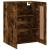 Dulap pe perete, stejar afumat, 69,5x34x90 cm, lemn prelucrat GartenMobel Dekor