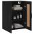 Dulap montat pe perete, negru, 69,5x34x90 cm, lemn prelucrat GartenMobel Dekor