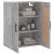 Dulap pe perete, gri beton, 69,5x34x90 cm, lemn prelucrat GartenMobel Dekor