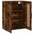 Dulap pe perete, stejar afumat, 69,5x34x90 cm, lemn prelucrat GartenMobel Dekor