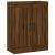 Dulap pe perete, stejar maro, 69,5x34x90 cm, lemn prelucrat GartenMobel Dekor