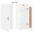 Dulap de perete, alb, 34,5x34x90 cm, lemn prelucrat GartenMobel Dekor