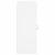 Dulap de perete, alb, 34,5x34x90 cm, lemn prelucrat GartenMobel Dekor