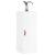 Dulap de perete, alb extralucios, 34,5x34x90 cm, lemn prelucrat GartenMobel Dekor
