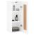 Dulap de perete, alb extralucios, 34,5x34x90 cm, lemn prelucrat GartenMobel Dekor