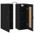 Dulap de perete, negru, 34,5x34x90 cm, lemn prelucrat GartenMobel Dekor
