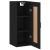 Dulap de perete, negru, 34,5x34x90 cm, lemn prelucrat GartenMobel Dekor