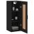 Dulap de perete, negru, 34,5x34x90 cm, lemn prelucrat GartenMobel Dekor