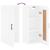 Dulap de perete, alb, 34,5x34x90 cm, lemn prelucrat GartenMobel Dekor