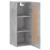 Dulap de perete, gri beton, 34,5x34x90 cm, lemn prelucrat GartenMobel Dekor