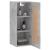Dulap de perete, gri beton, 34,5x34x90 cm, lemn prelucrat GartenMobel Dekor