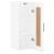 Dulap de perete, alb extralucios, 34,5x34x90 cm, lemn prelucrat GartenMobel Dekor