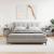 Noptiere, 2 buc., gri beton, 40x35x50 cm, lemn compozit GartenMobel Dekor