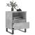 Noptiere, 2 buc., gri beton, 40x35x50 cm, lemn compozit GartenMobel Dekor