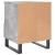 Noptiere, 2 buc., gri beton, 40x35x50 cm, lemn compozit GartenMobel Dekor