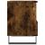 Noptiere, 2 buc., stejar fumuriu, 40x35x50 cm, lemn compozit GartenMobel Dekor