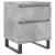 Noptiere, 2 buc., gri beton, 40x35x50 cm, lemn compozit GartenMobel Dekor