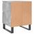 Noptiere, 2 buc., gri beton, 40x35x50 cm, lemn compozit GartenMobel Dekor