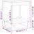Noptiere, 2 buc., gri beton, 40x35x50 cm, lemn compozit GartenMobel Dekor