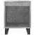 Noptiere, 2 buc., gri beton, 40x35x50 cm, lemn compozit GartenMobel Dekor